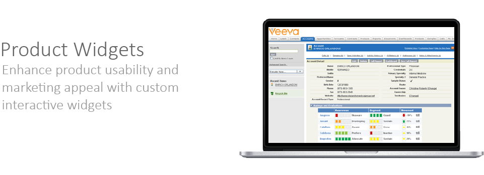 Interactive Product Widgets
